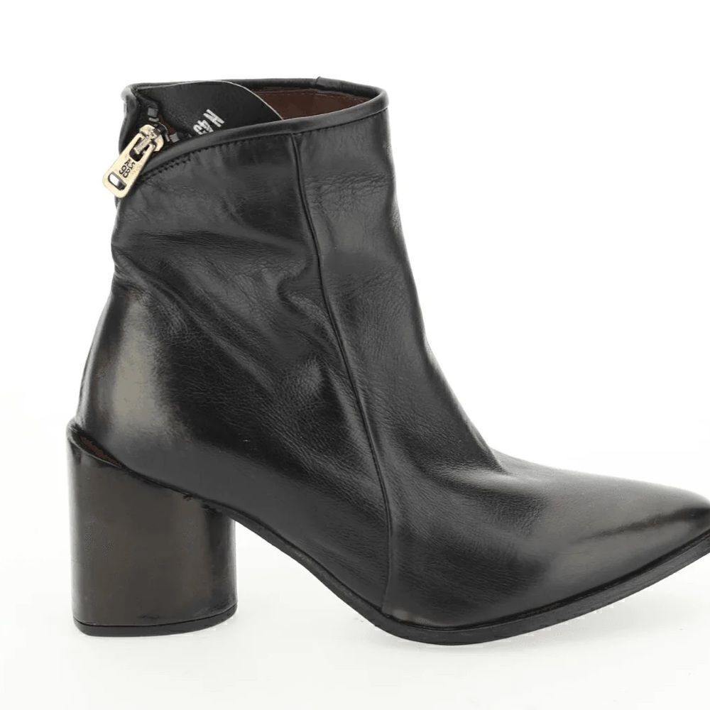 A.S.98 Earl Pointed Toe Western Boots size 38EU Black - Picture 3 of 9